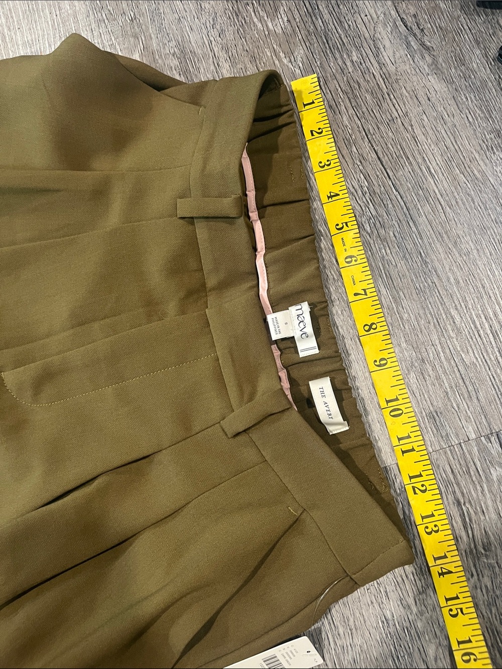 Anthropologie NWT Avery Wide-Leg Pleated Trousers by Maeve - S - Picture 7 of 11